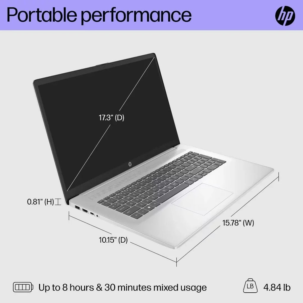 17.3" HD Touchscreen Laptop,  Core i7-1355U, 32GB RAM, 1TB SSD, Backlit Keyboard, Win11 Home