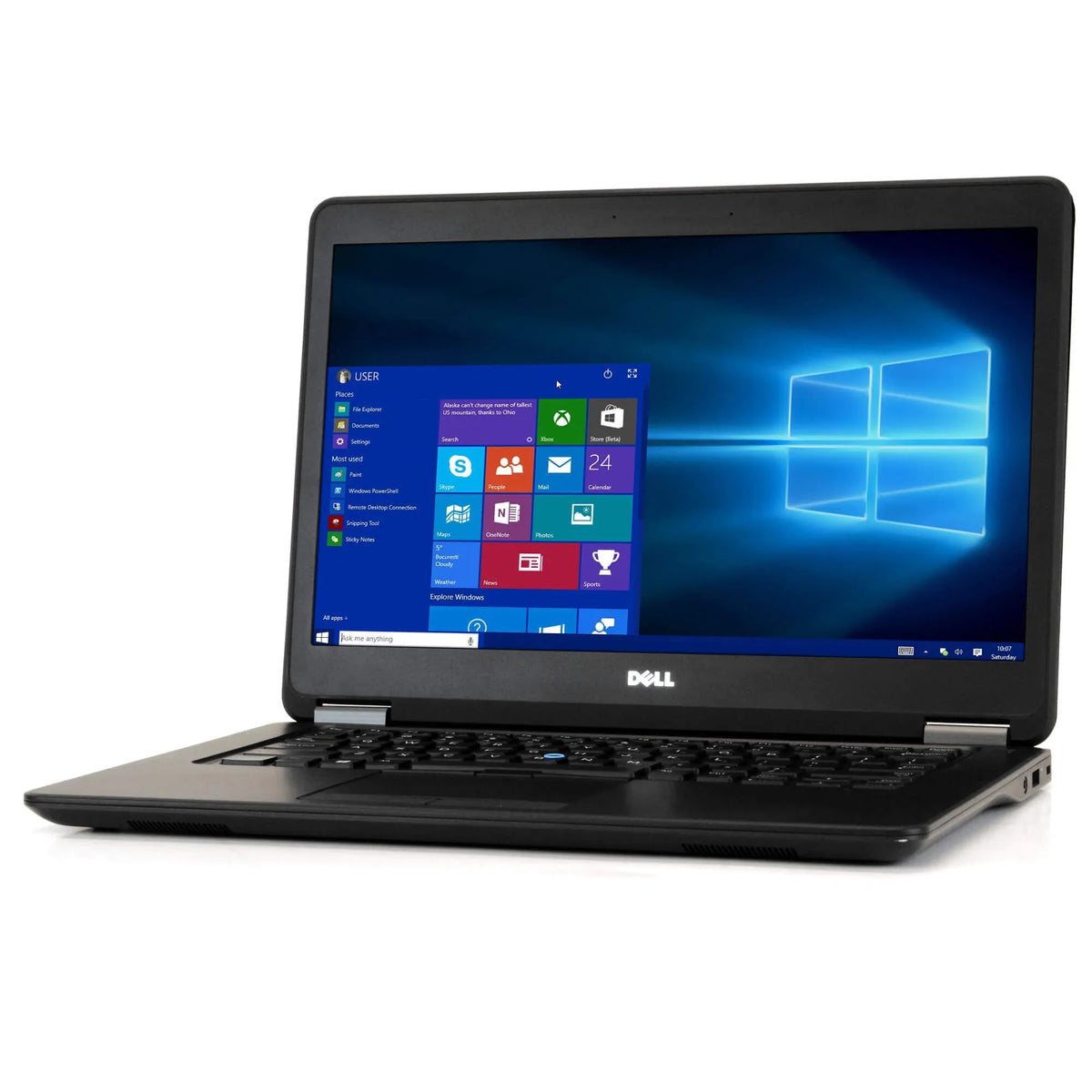 Latitude E7450 Laptop Computer, 2.90 GHz  i5 Dual Core Gen 5, 4GB DDR3 RAM, 120GB Solid State Drive (SSD) SSD Hard Drive, Windows 10 Professional 64Bit, 14" Screen Used