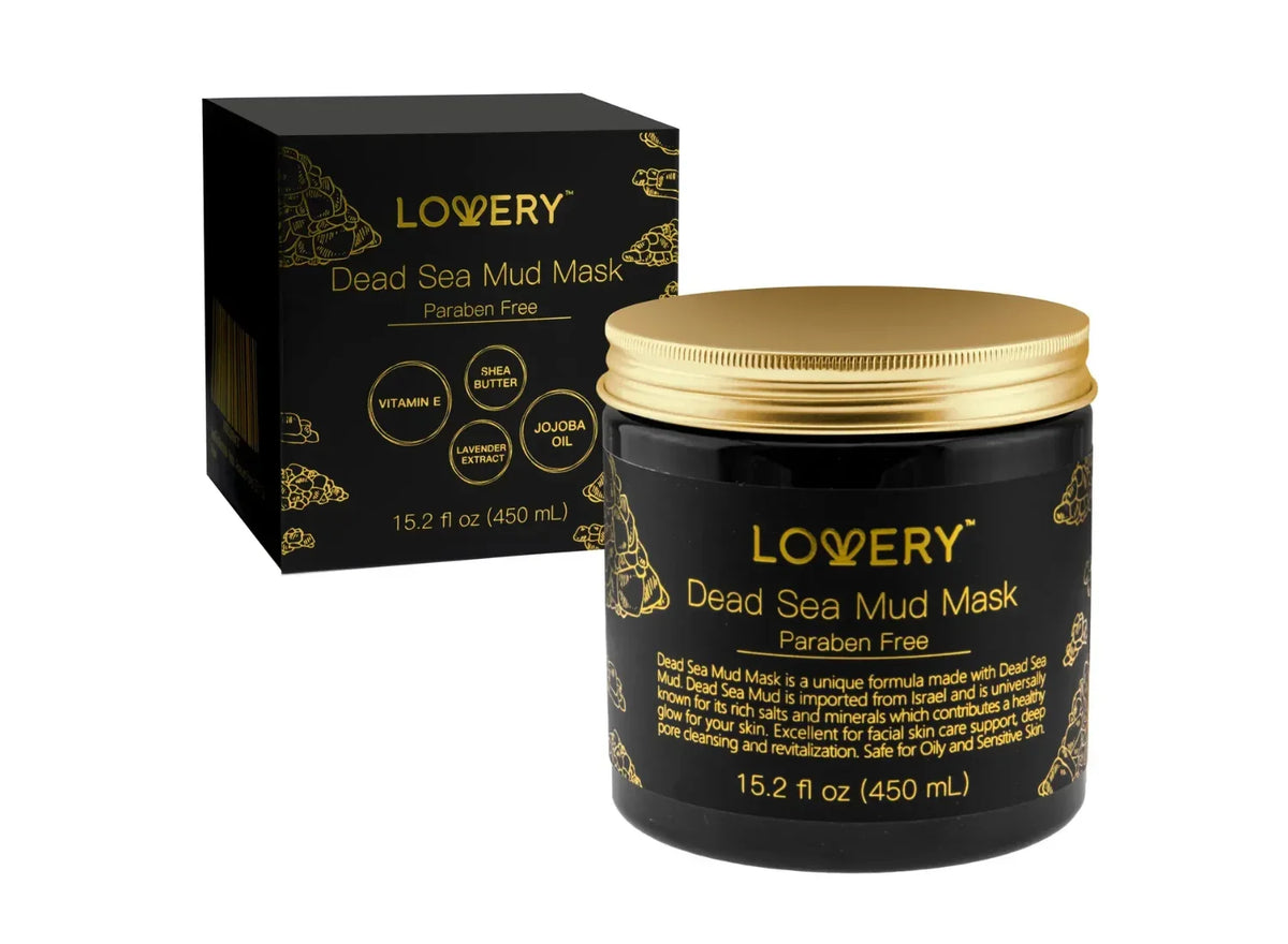 Dead Sea Mud Mask with Jojoba Oil & Vitamin E, Pore Reducer