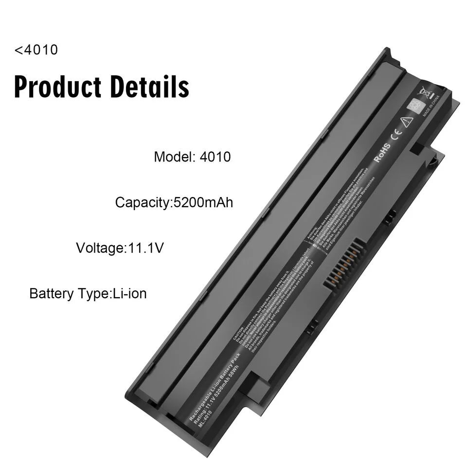 Battery For  Inspiron N4010 N4010D N5010 N5050 N5010D N5030 N7010 J1KND