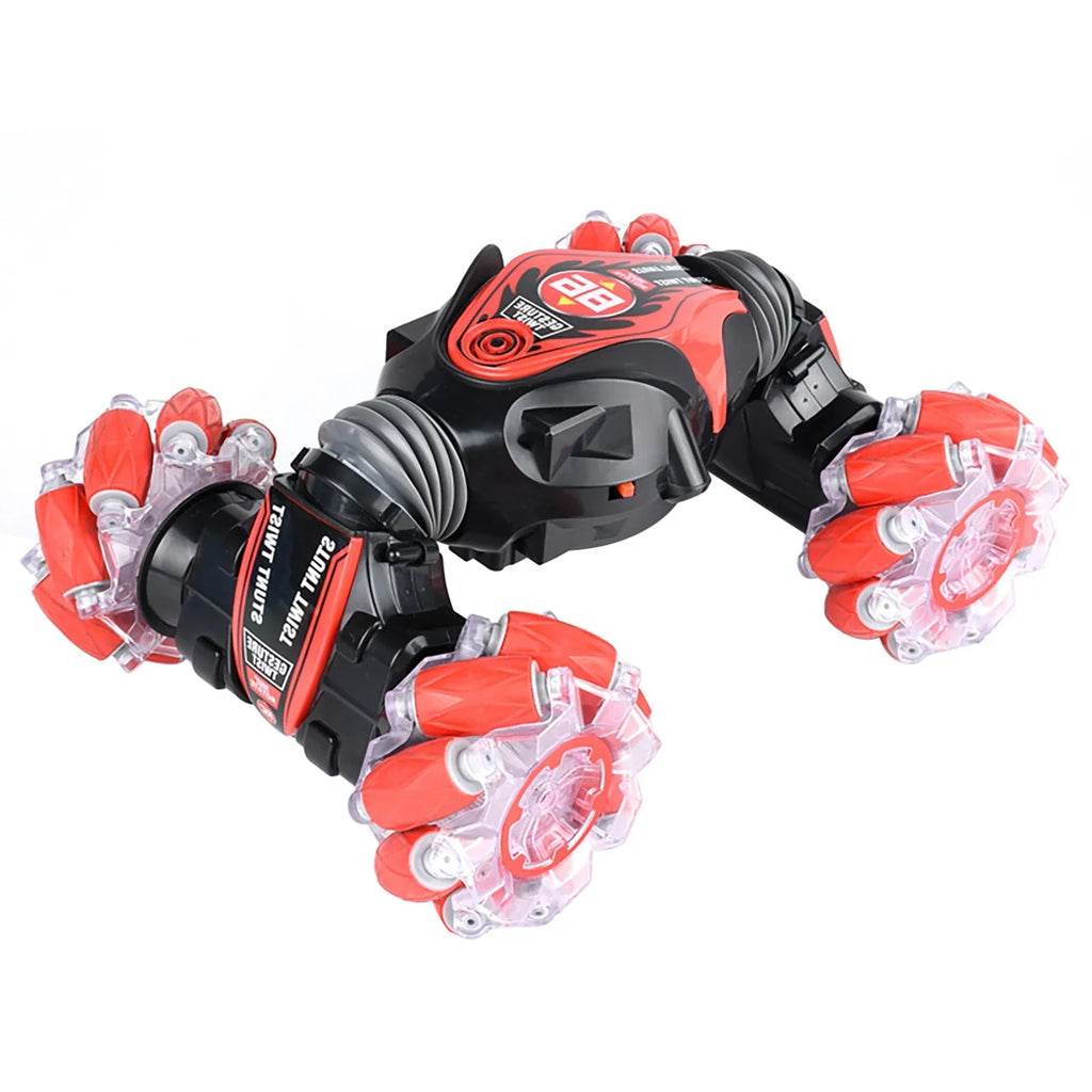 Remote Control Stunt Toy Car, 2.4G Gesture Sensing Remote Control Stunt Car With Four-Wheel Drive, Off-Road & Sports Status Car Toys For Boys Girls Toddlers Birthday