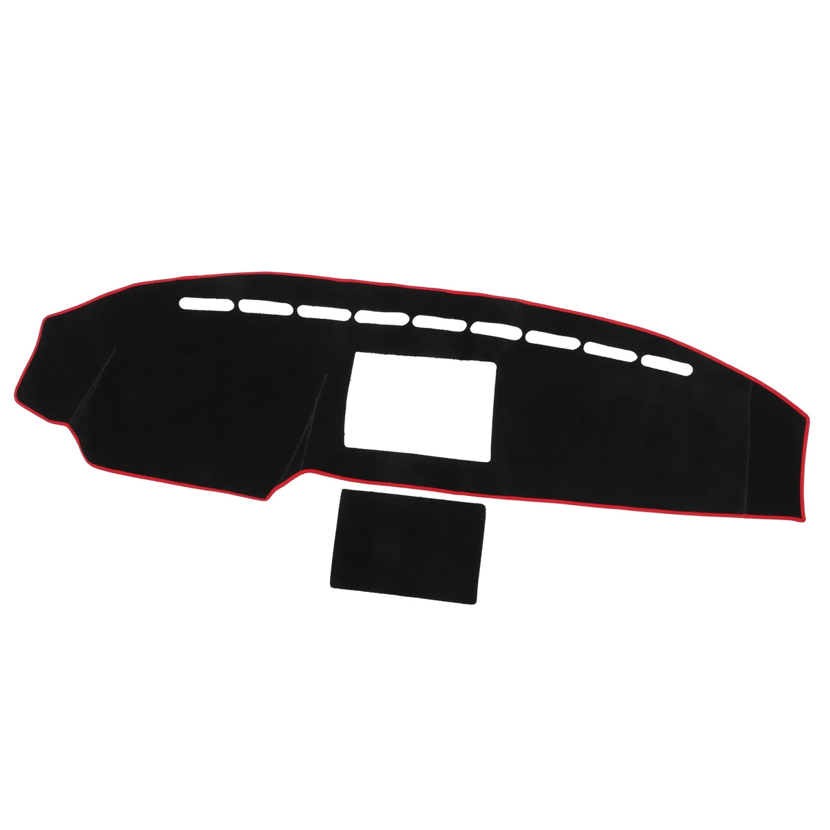 Unique Bargains Car Center Console Dashboard shield Mat matching for  F150 2008-2014 Protective Polyester Black