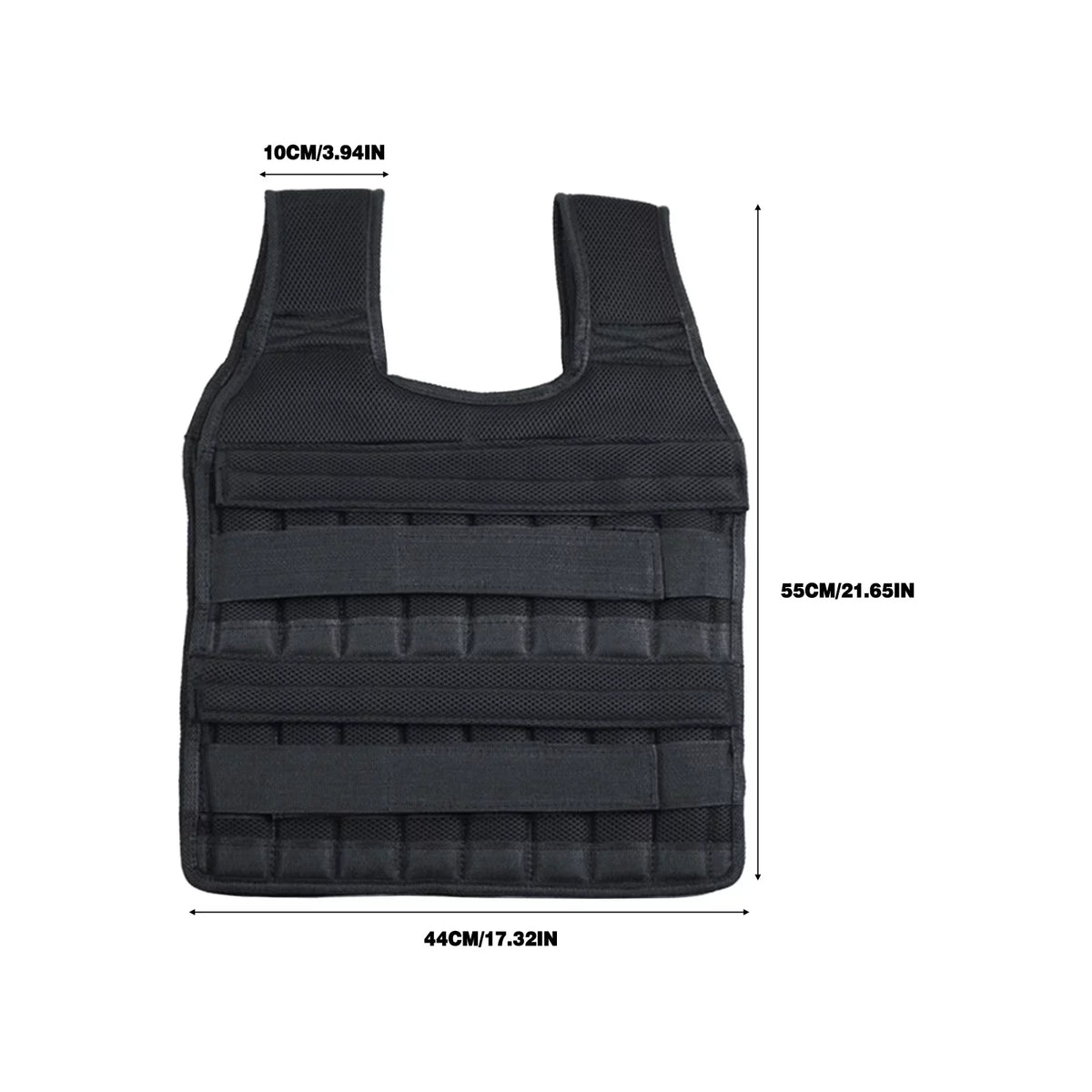 ILJNDTGBE Adjustable Weighted Vest Men Women Sport Weighted Vest Workout Equipment Body Weight Vest For Adult Exercise Strength Training Fitness ( Weight Plates Not Included )