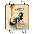 GCKG "PIN UP GIRL-COME ON IN" Pet Car Seat shield Dog Car Seat Mat Hammock Cargo Mat Trunk Mat For Cars Trucks and SUV 54x60 inches