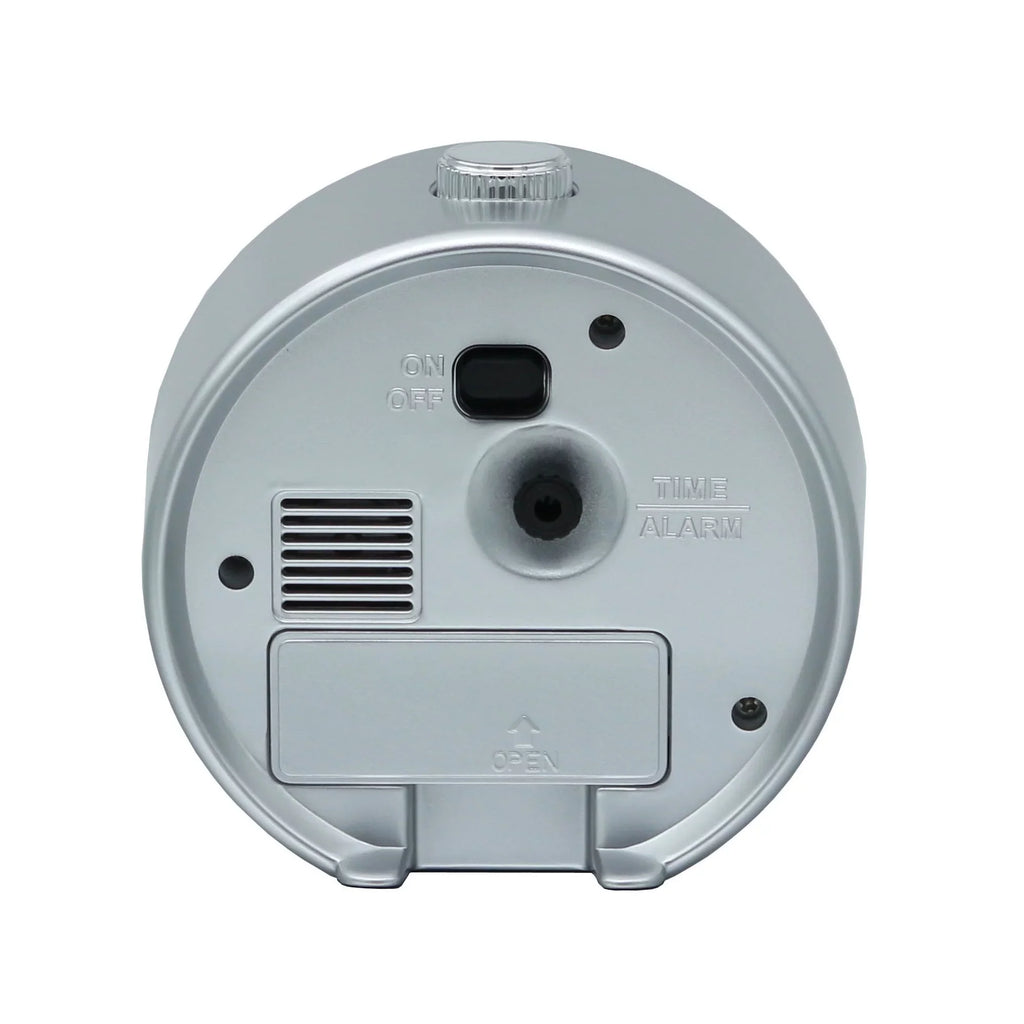 Seiko Mai Beep Alarm Clock, White, Analog, Quartz, QHE184JLH