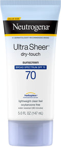 oz 1 ea. 6 Pack - Neutrogena  Ultra Sheer Dry-Touch Sunscreen Lotion, Broad Spectrum SPF 70 UVA/UVB, 5 fl