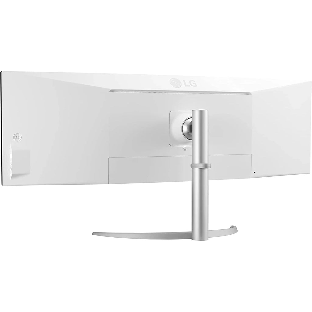 Open Box  49WQ95C-W 49" 32:9 Curved UltraWide DQHD (5120 x 1440) Nano IPS Monitor, NVIDIA G-SYNC suitable & AMD FreeSync Premium Pro, HDMI 2.1 and USB Type-C, Tilt/Height/Swivel Adjustable