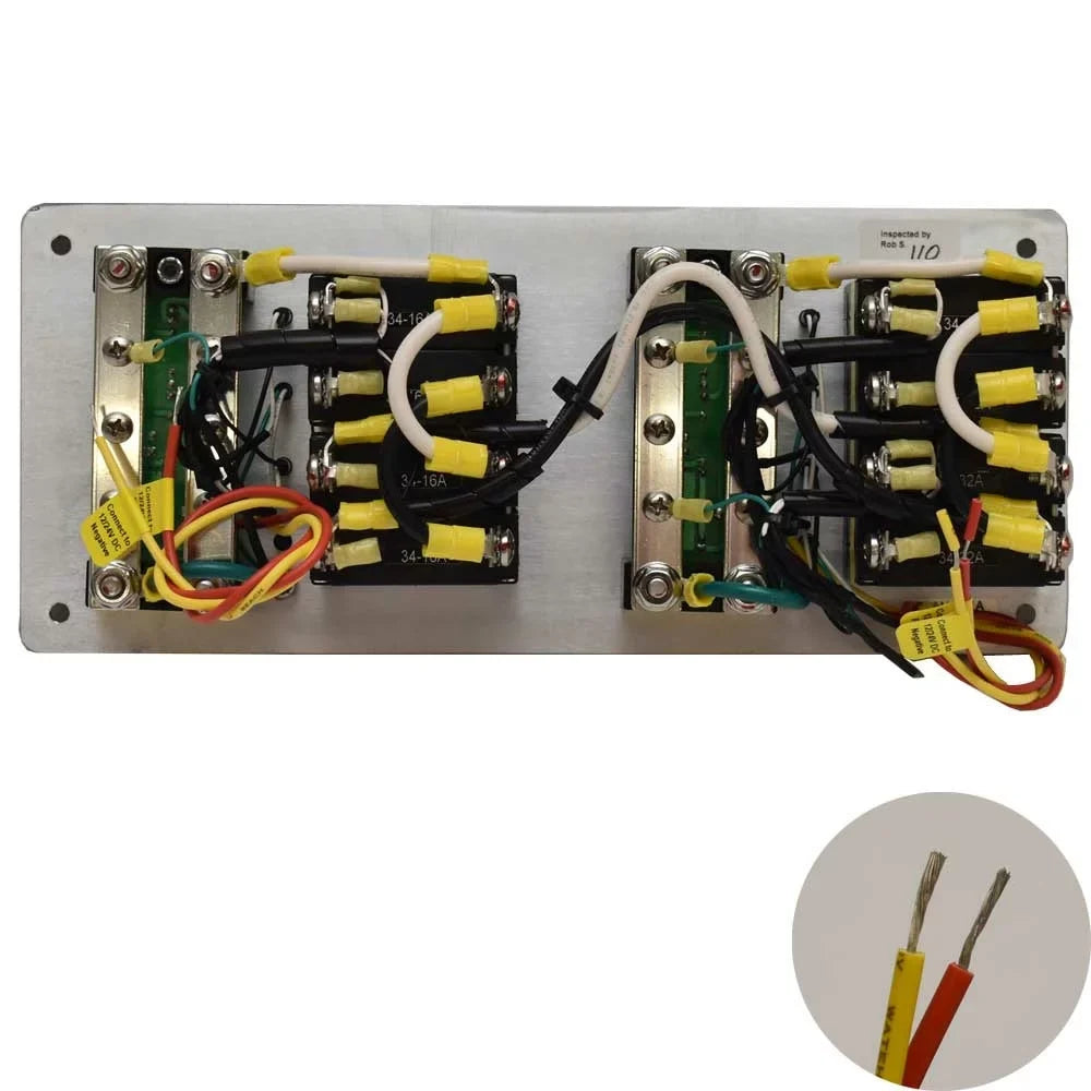 Blue Sea vessel Power Distribution Panel 8598 | 230V AC Source Selector