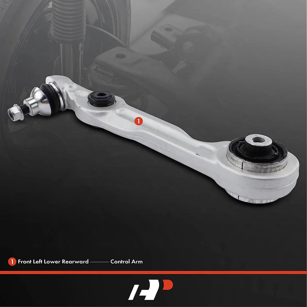 A-Premium Front Left Rearward Lower Control Arm, with Ball Joint & Bushing, matching with Mercedes-Benz S450 2018-2019, S550 2014-2017, S550e 2015-2017, S560 2018-2019, S63 AMG 2015-2017