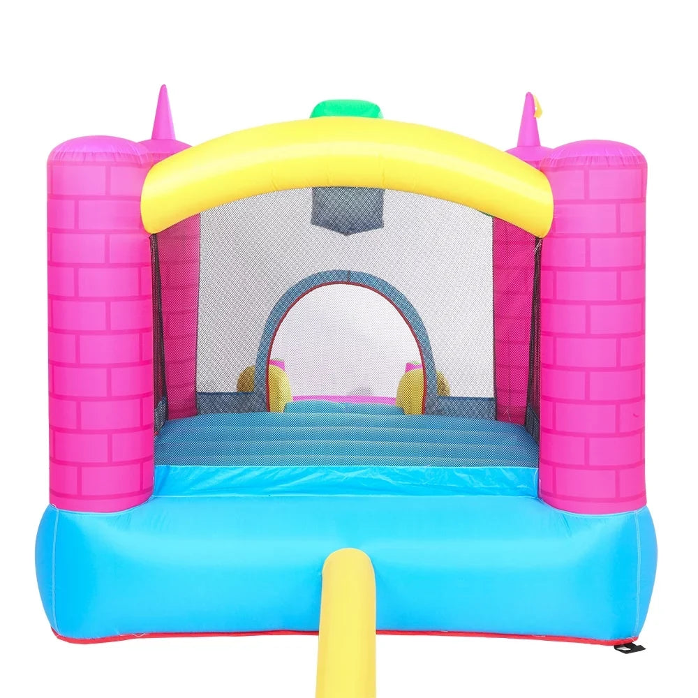 SalonMore Inflatable Bounce House with Blower,Pool & moisture Slide & Splash,Multi-color Tank
