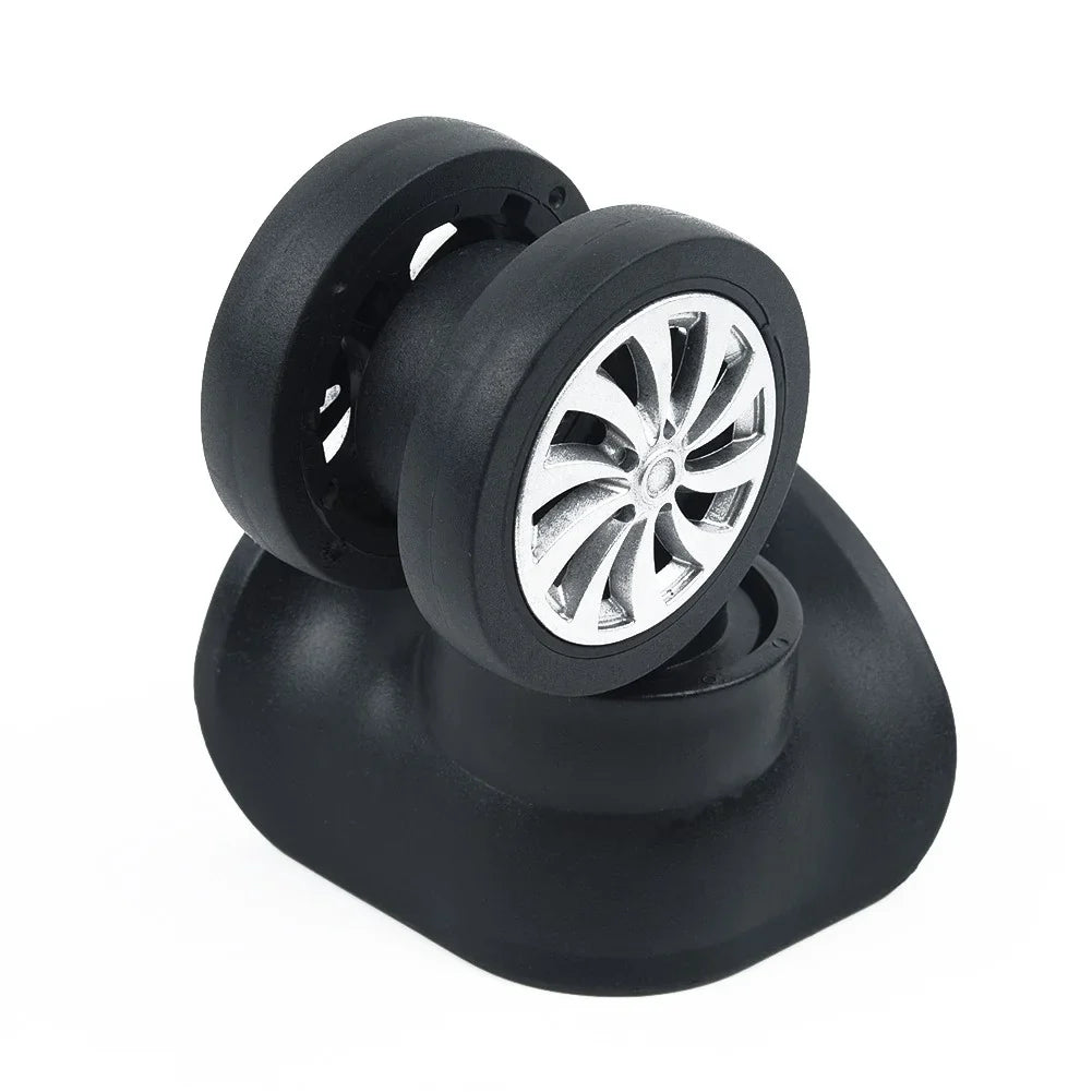 Yuri  4 Set Replacement Luggage Suitcase Wheels Swivel Universal Wheel Black
