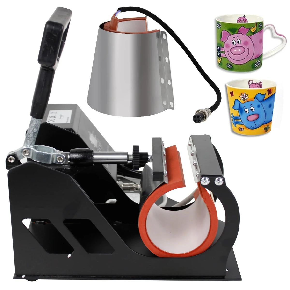 ZENSTYLE 2 in 1 Mug Coffee Cup Heat Press Digital Transfer Sublimation Machine