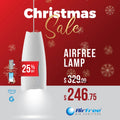 ft.. Airfree Lamp Filterless Silent Air Purifier | No Filter, Fan, or Humidifier | Covers 430 sq