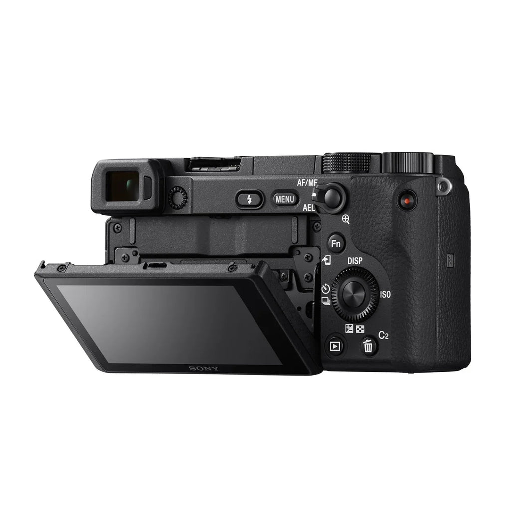 a6400 ILCE-6400 - Digital camera - mirrorless - 24.2 MP - APS-C - 4K / 30 fps - body only - Wi-Fi, NFC, Bluetooth - black
