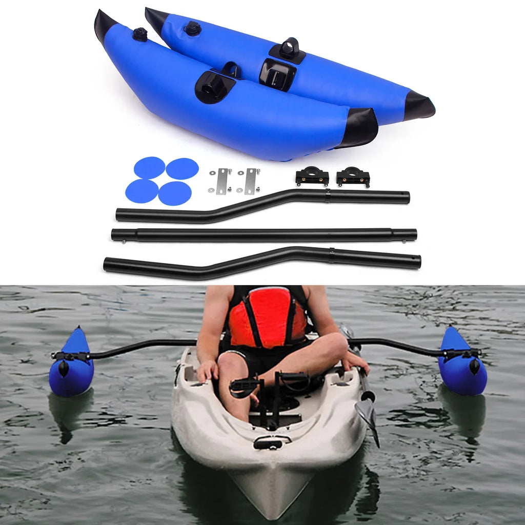 Tomshoo Kayak Float,Pvc ship Float Stabilizer With Sidekick Arms Float Stabilizer Kit Sidekick Arms Rod Float With Sidekick Arms Rod ship Rod vessel Float Inflatable Float With Tuyya Stabilization