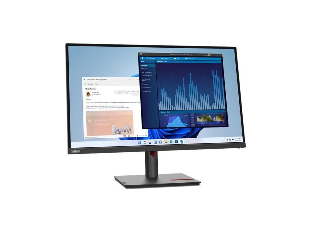 ThinkVision T27p-30 27" 4K UHD LCD Monitor - 16:9 - Black - 27" Class - In-plane Switching (IPS) Technology - 3840 x 2160 - 1.07 Billion Colors - 350 Nit - 4 ms - 60 Hz Refresh Rate -