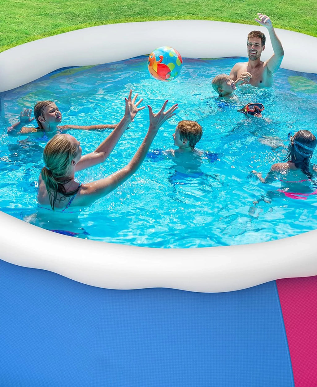 Inolait Inflatable Swimming Pool  Above Ground for Kids Family moisture Sport 15' x 36"