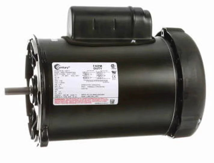 1/2  1800 RPM 56NY Frame TEFC 115/230V Century Electric Auger Drive Motor # C331V1