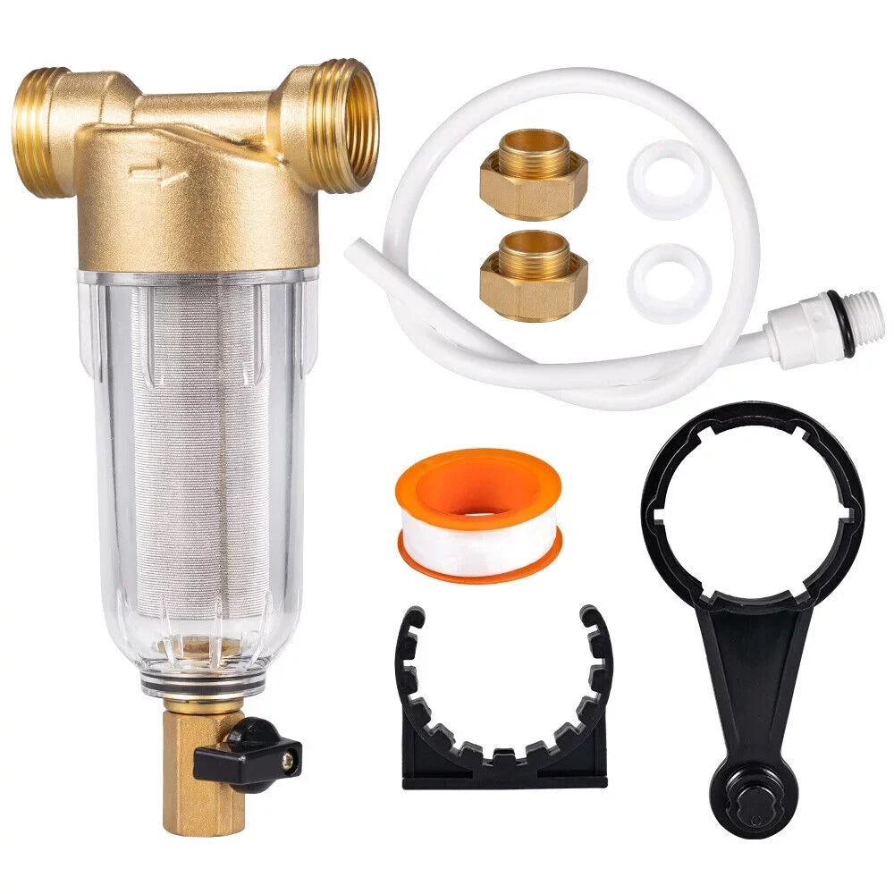2X moisture Pre-Filter System/whole House Spin Down Sediment moisture Filter 50 Micron