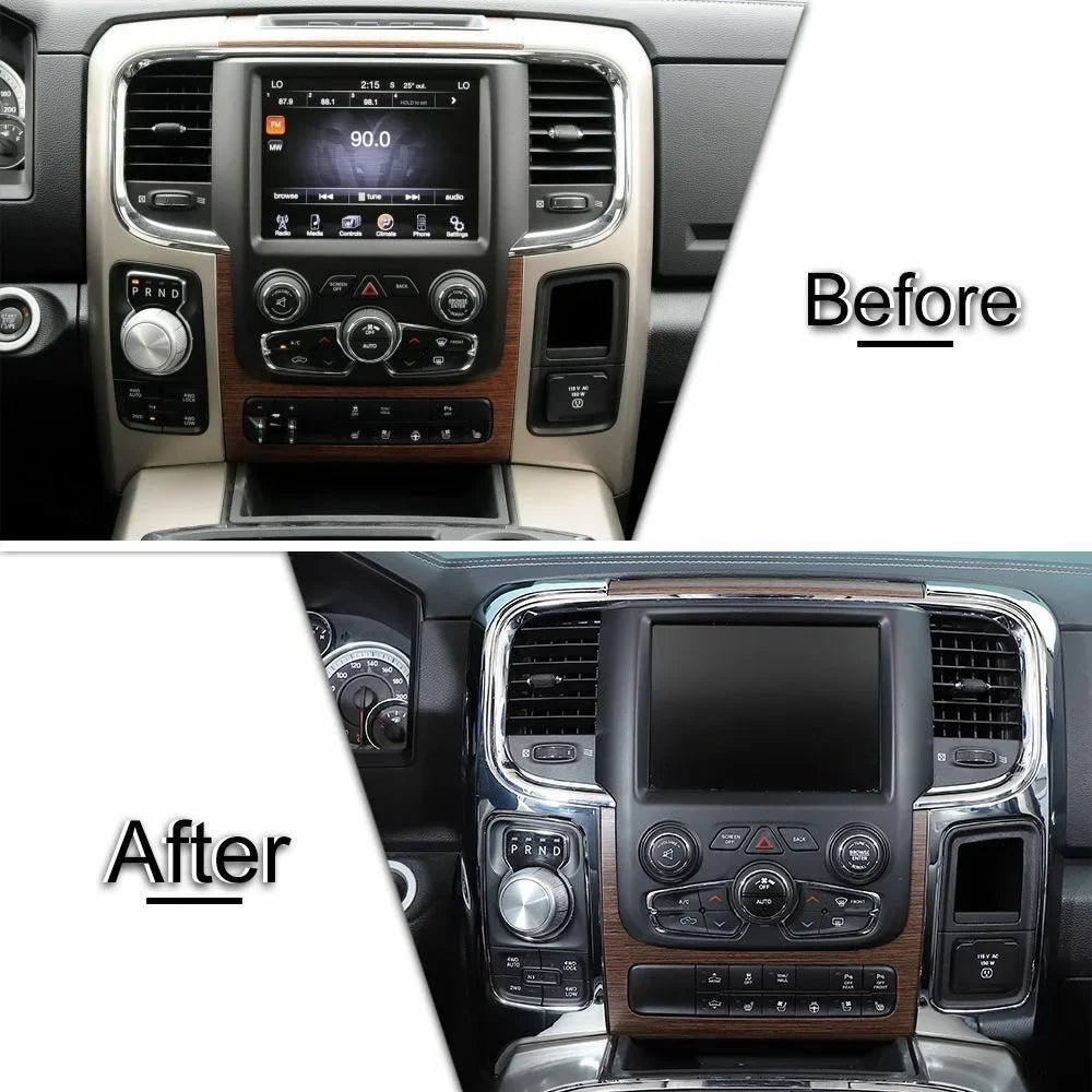 Teledu Chrome Center Console Navigation Side Panel protector Trim