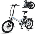 VARUN Electric Bike - 500W Folding Ebike with Stylish 20" Wheels, 48V Lithium Battery for 40 Miles Range and 20MPH Speed