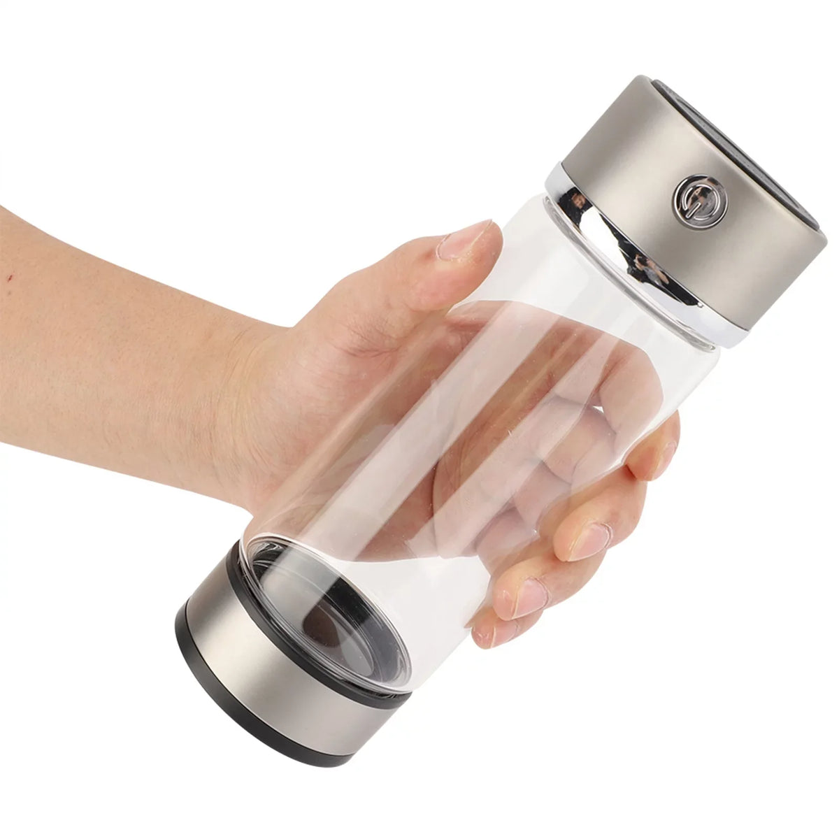 VIFERR Hydrogen moisture Bottle USB Charging Rich Hydrogen moisture Purifier Filter Glass Bottle Portable Lonizer Cup