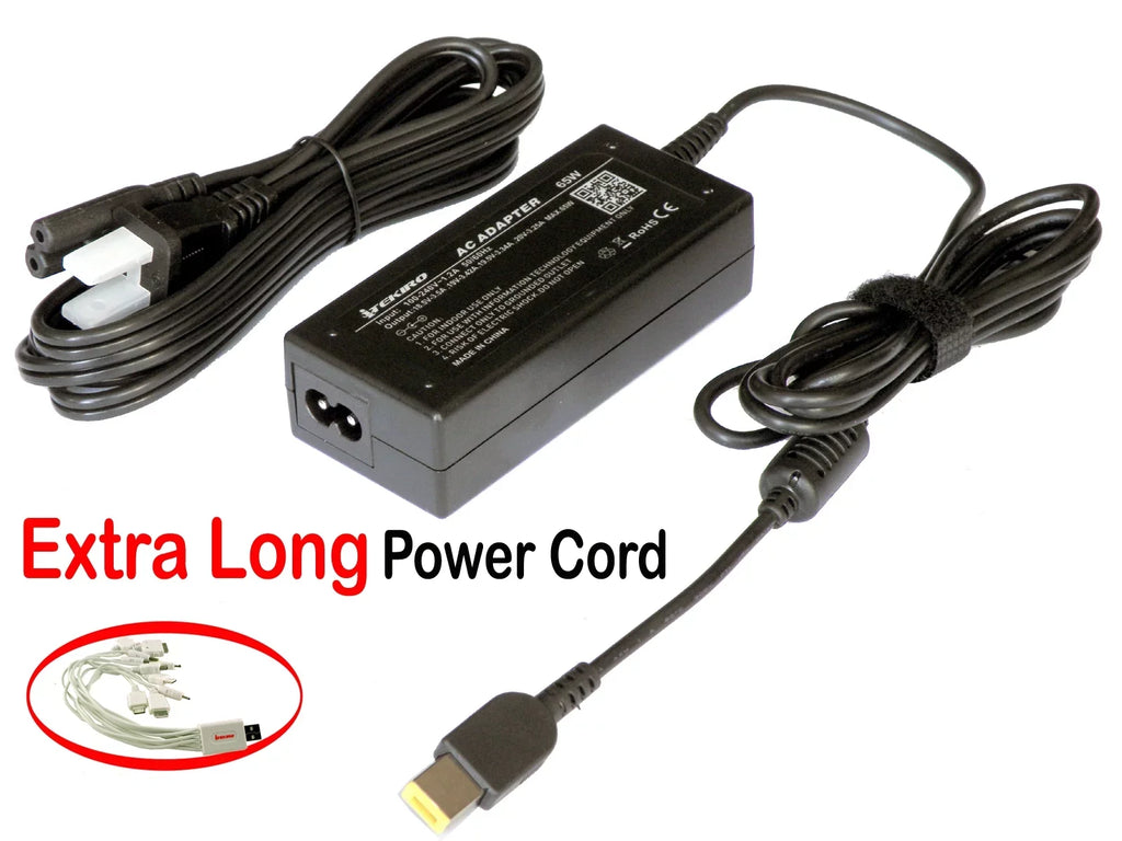 iTEKIRO AC Adapter for  ThinkPad X380 Yoga 20LH001SUS 20LH0023US, Yoga 11e 20D9 20DA 20DB 20DU, Yoga 11e 2nd Gen 20E5 20E7, Yoga 11e 3rd Gen 20G8 20GA, Yoga 11e 4th Gen 20G8 20HS 20HU