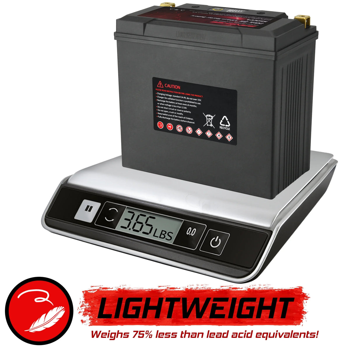 Banshee 20L-BS LiFePO4 Motorsports Battery suitable with Yamaha VX1100D WaveRunner V1 Sport 2015 to 2015