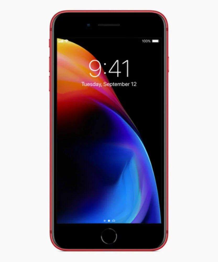 Restored  iPhone 8 Plus RED Factory Unlocked 4G LTE iOS Smartphone (Refurbished)