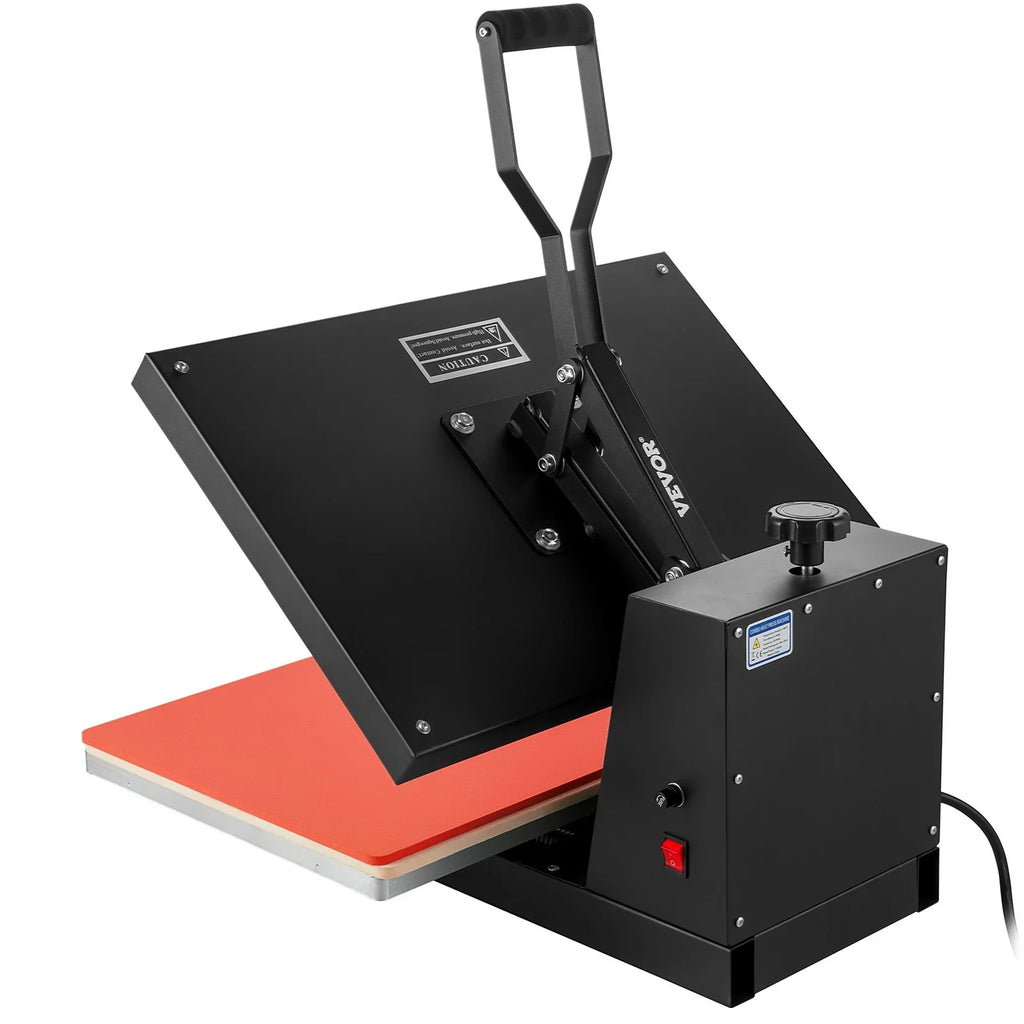 VEVOR 16x24 Heat Press Machine 1700W Power, Industrial Sublimation Printer for TShirt and Heat Transfer Vinyl, Easy to Use Digital Heat Press Black