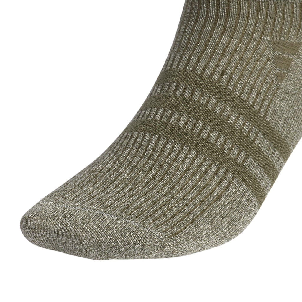Men's Superlite 3.0 No Show Socks Low-Profile fit, Arch-Compression and Lightweight Breathable Construction (6-Pair), Off White/Putty Grey/Olive Strata Green, Large