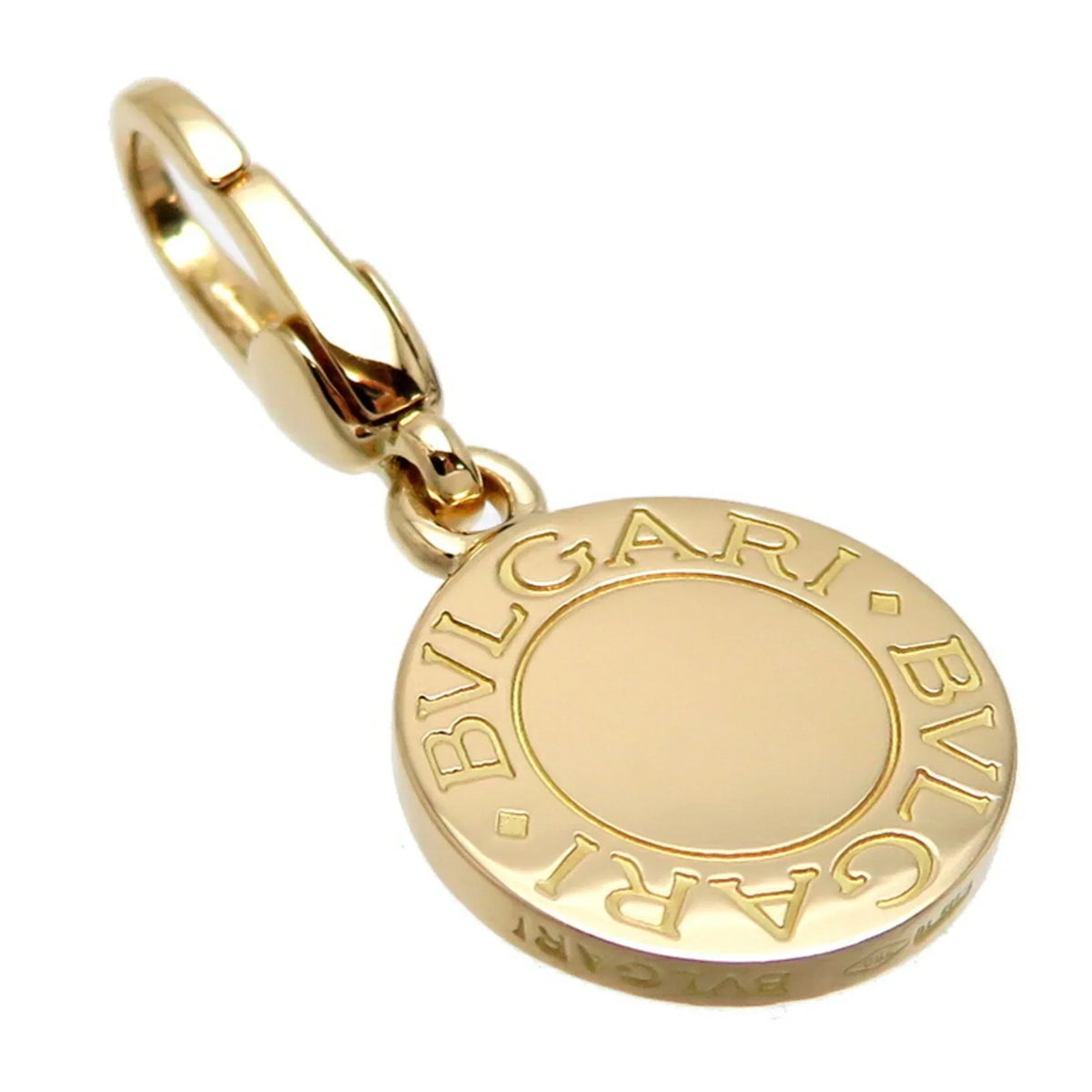 Pre-Owned BVLGARI Women's and Men's Charm 750 Yellow Gold (Good)