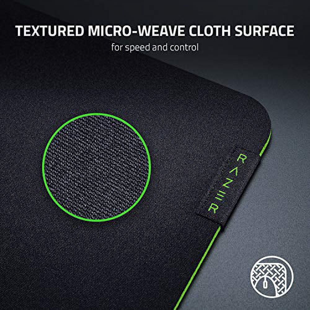 Gigantus v2 Cloth Gaming Mouse Pad (Medium): Thick, High-Density Foam - Non-Slip Base - Classic Black