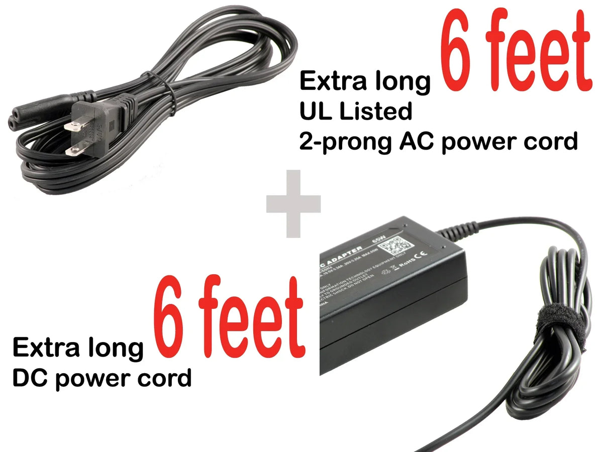 iTEKIRO AC Adapter for  ThinkPad X380 Yoga 20LH001SUS 20LH0023US, Yoga 11e 20D9 20DA 20DB 20DU, Yoga 11e 2nd Gen 20E5 20E7, Yoga 11e 3rd Gen 20G8 20GA, Yoga 11e 4th Gen 20G8 20HS 20HU
