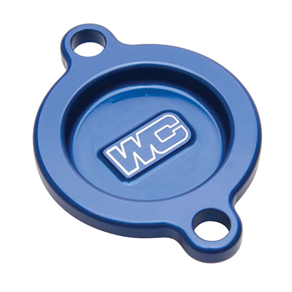 Works Connection Oil Filter shield Blue appropriate With Gas Gas EX 250F 2021