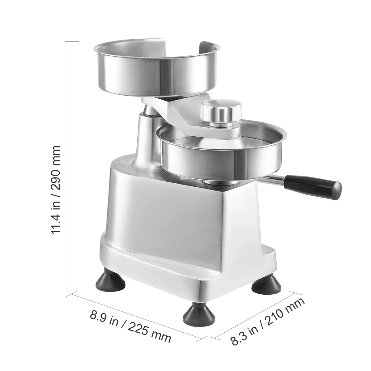 SKYSHALO 4"/5"/6" Commercial Burger Patty Maker Hamburger Press Forming Machine