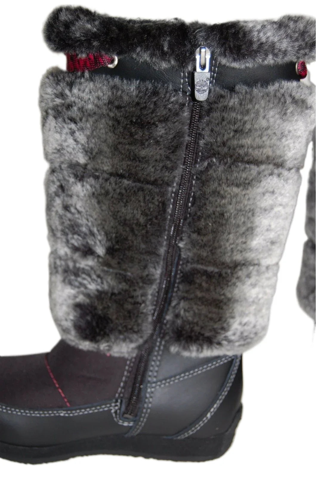 Timberland Preschool Youth Winterberry Tall Fur Medium Boot Black 59794 size 1.5 US