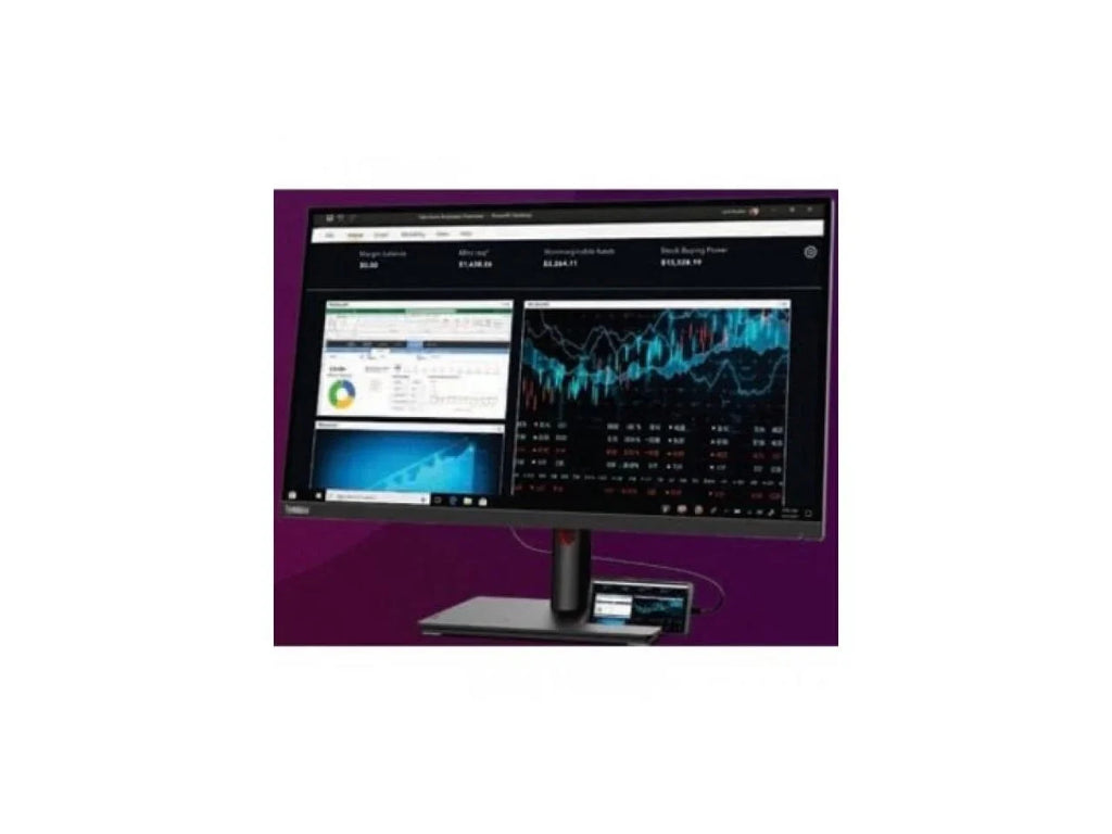 ThinkVision T27p-30 27" 4K UHD LCD Monitor - 16:9 - Black - 27" Class - In-plane Switching (IPS) Technology - 3840 x 2160 - 1.07 Billion Colors - 350 Nit - 4 ms - 60 Hz Refresh Rate -