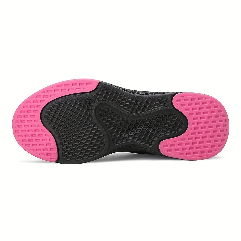 Waterproof Chunky Sneakers  Comfortable Lace Up Running Sports Shoes  Casual Outdoor Walking Trainers