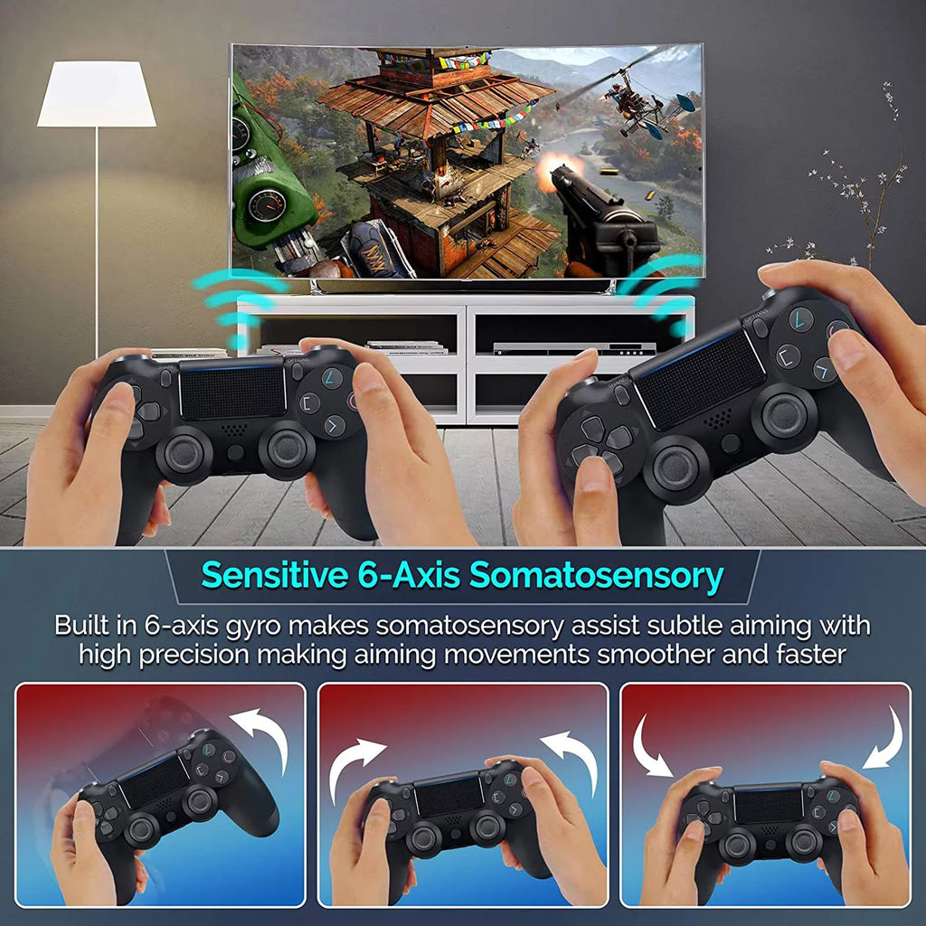 PRO Wireless GamePad appropriate with     Google  Nuc Controller Plus 1;000 Battery/Built-In Speaker/Gyro/Remote BlueTooth Slim (Black)
