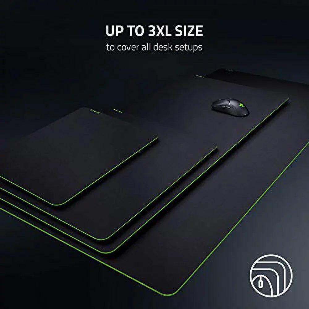 Gigantus v2 Cloth Gaming Mouse Pad (Medium): Thick, High-Density Foam - Non-Slip Base - Classic Black