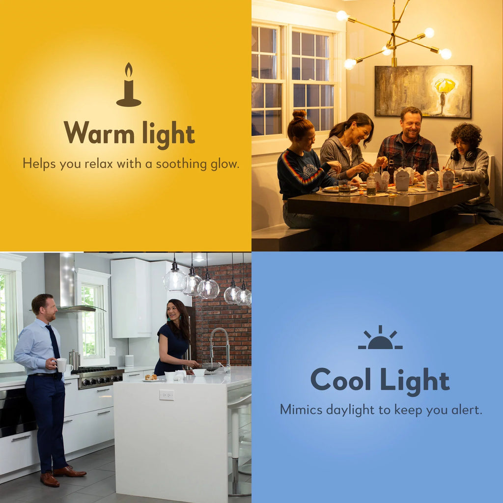 Bulbrite Solana 3-Pack 40 Watt Equivalent B11 Smart WiFi Connected 90CRI Chandelier LED Light Bulb
