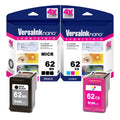 VersaInk-nano  62MS Black(MICR)  62CS Color Cartridges - 4X Life