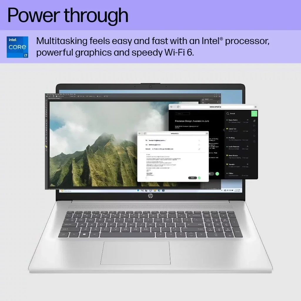 17.3" HD Touchscreen Laptop,  Core i7-1355U, 32GB RAM, 1TB SSD, Backlit Keyboard, Win11 Home