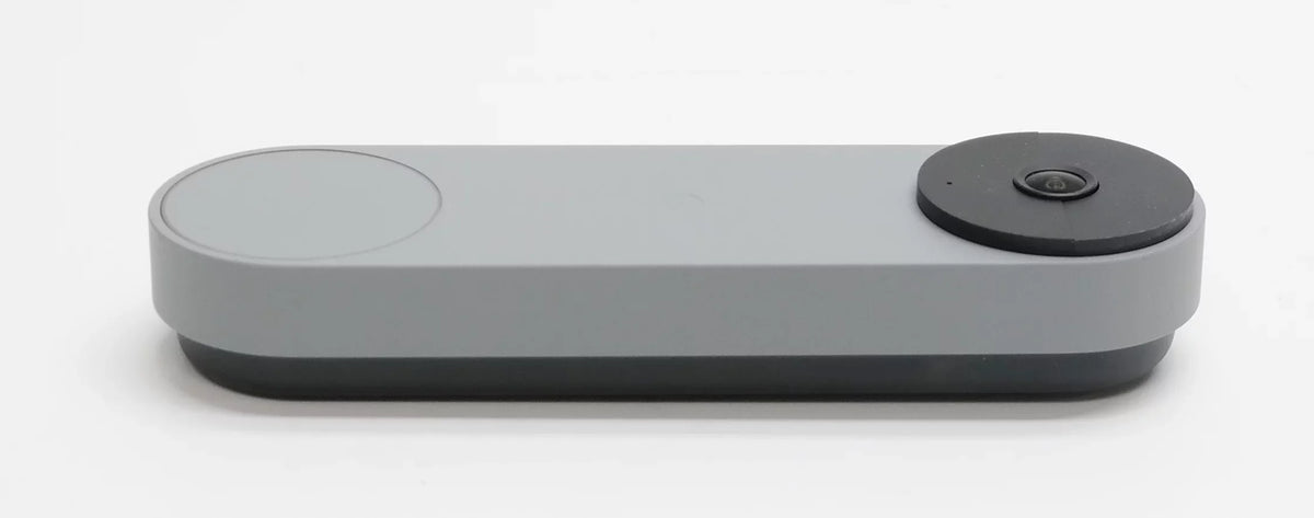 Used Google Nest GWX3T GA02076-US WiFi Smart Video Doorbell (Battery) - Gray (doorbell only) accessories not included