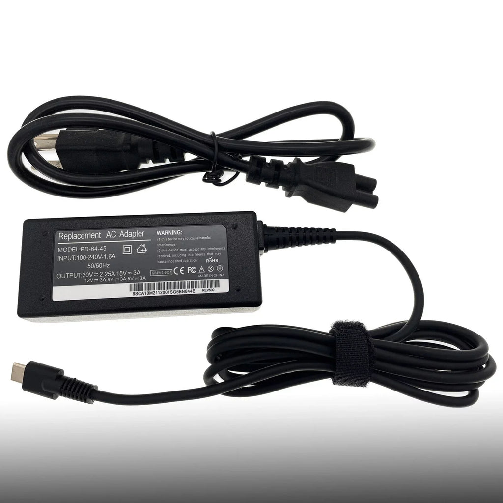 AC Power Adapter Charger for  Latitude 7200 7210 7285 7390 2-in-1 USB Type-C