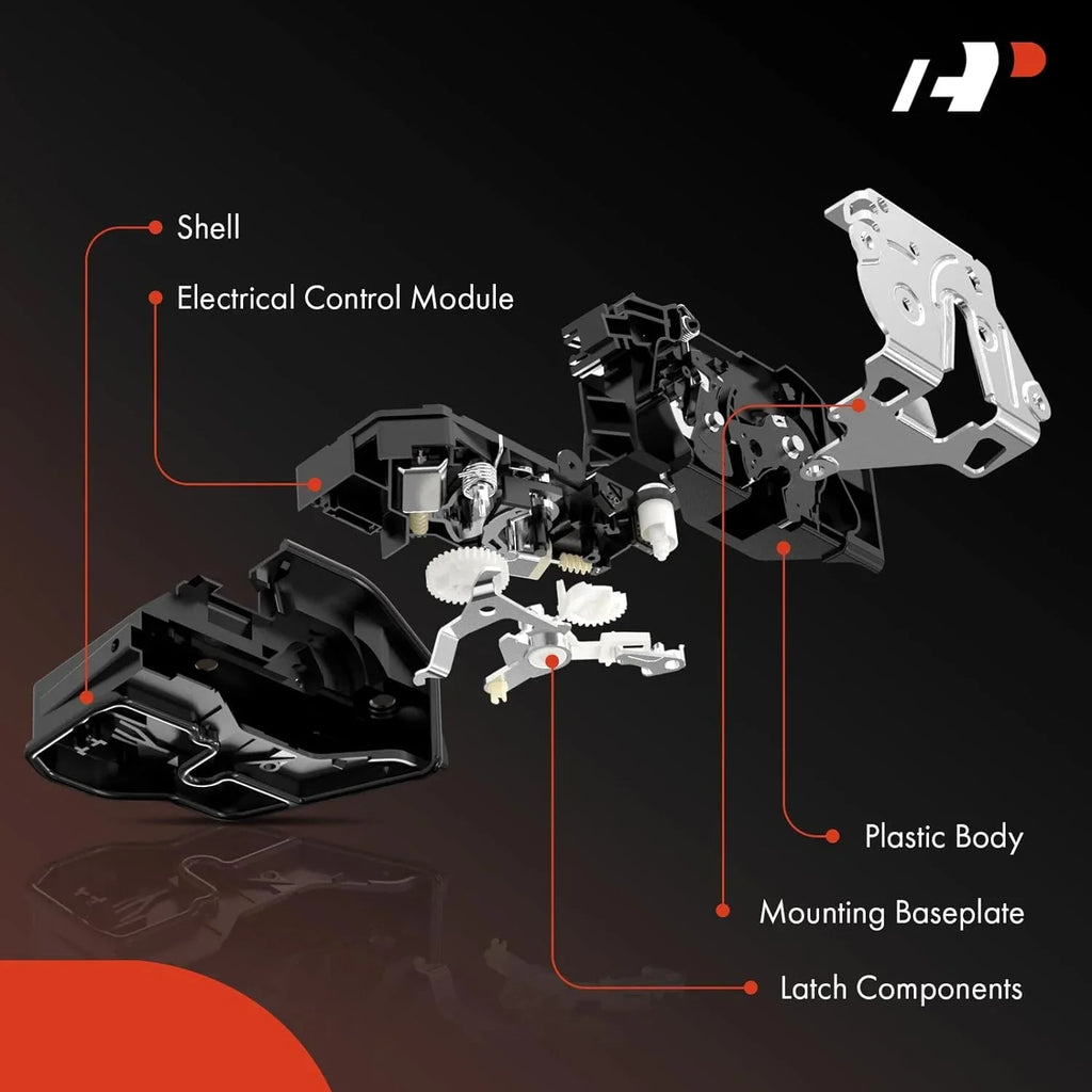 A-Premium Door Lock Actuator appropriate with Jeep Wrangler 2007-2017 Wrangler JK 2018 Rear Driver Side