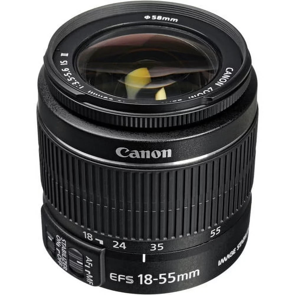 t6i, t5i, t6, t5, 1200d, t3i, t4i, sl1, 700d, 760d 750d, 650d, 600d.....+ aud essential acce.  ef-s 18-55mm f/3.5-5.6 is stm lens (white box) for  eos slr cameras 7d ii, 7d, 70d, 60d, 50d,..