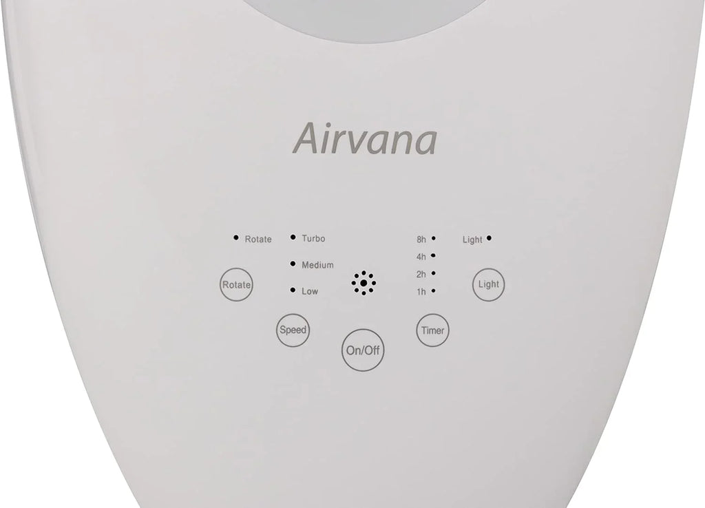 Bladeless Fan With Filter And  AV1700FAN, Pearl White
