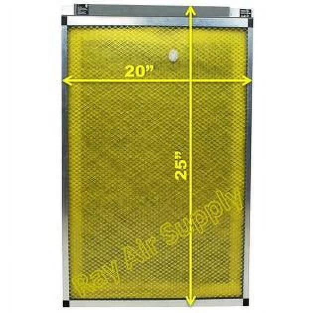 RAYAIR SUPPLY 20x25 Replacement Filter Pads appropriate with MicroPower Guard Air Cleaner (3 Pack)